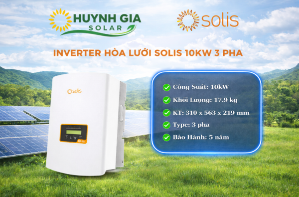 Inverter Hòa Lưới Solis 10KW 3 pha – S5-GR3P10K