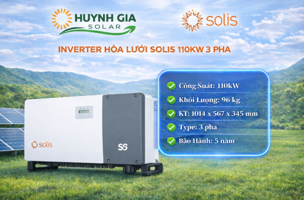 Inverter Hòa Lưới Solis 110KW 3 pha – S5-GC110K