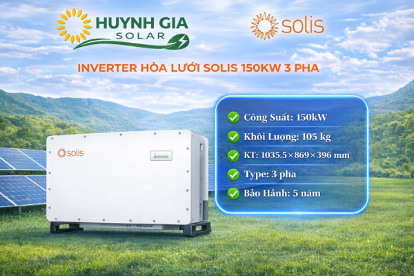 Inverter hòa lưới Solis 150kW 3 pha – S6-GC3P150K07-NV-ND