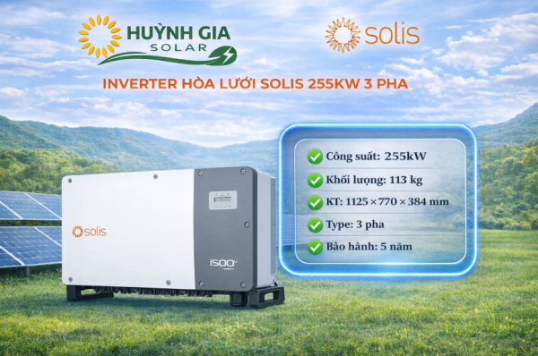 Inverter Hòa Lưới Solis 215KW 3 pha – SOLIS-215K-EHV-5G-PLUS