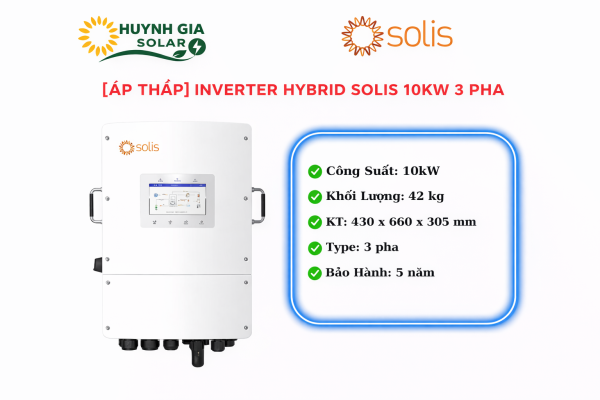 Inverter hybrid Solis S6-EH3P10K02-NV-YD-L