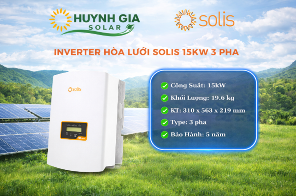Inverter Hòa Lưới Solis 15KW 3 pha – S5-GR3P15K